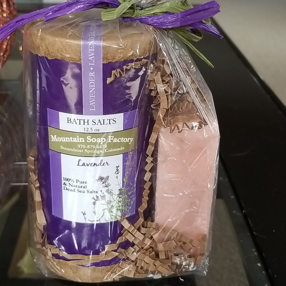 Bath Salts and soap